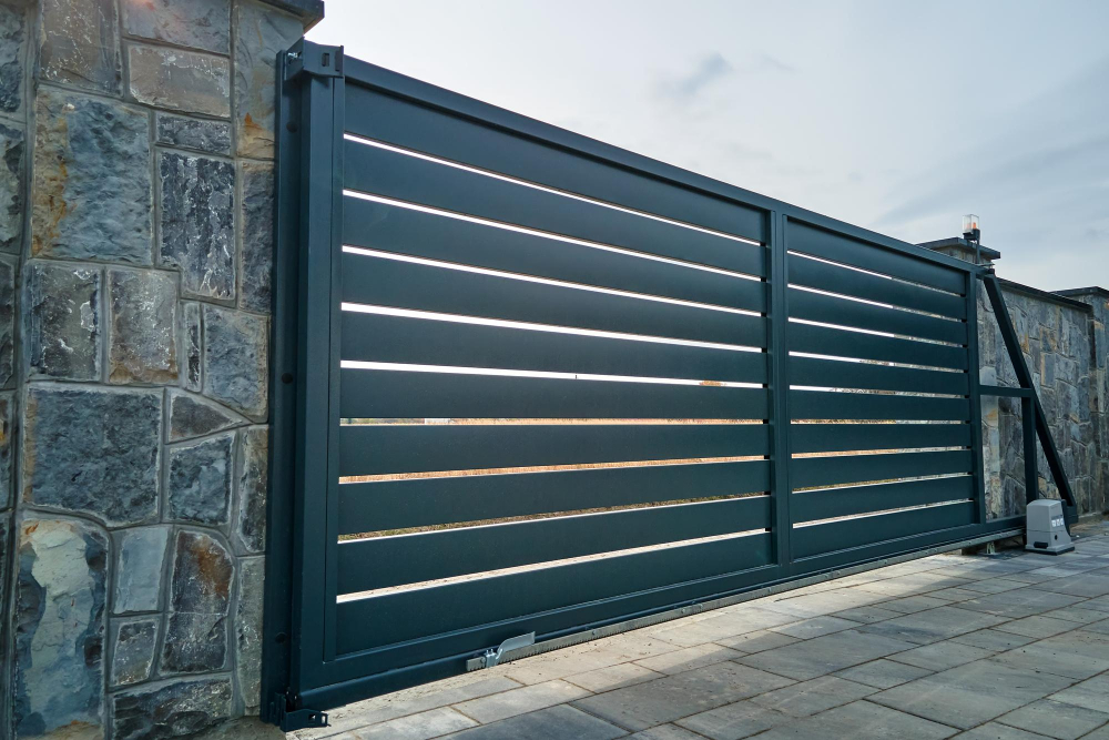 Aluminium Slat Panel Fencing and Gates